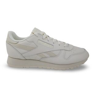 Reebok Classic Women's US 10.5 Leather Shoe Chalk Alabaster Fashion Sneakers